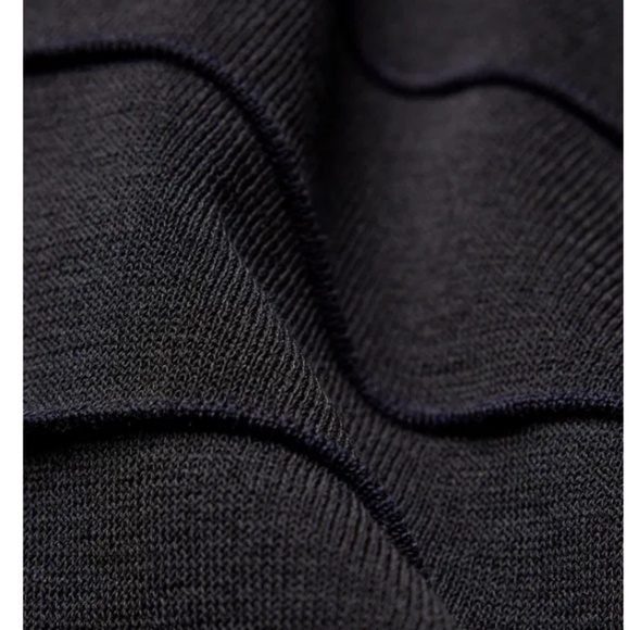 COS Oversized Stitch Tee Top Sheer Minimalist High crew neck Sz L - Picture 16 of 16